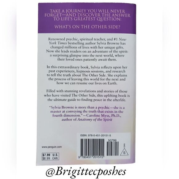 SYLVIA BROWNE Lif On The Other Side Paperback - Picture 3 of 6